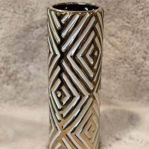 Beautiful white and gold Vase